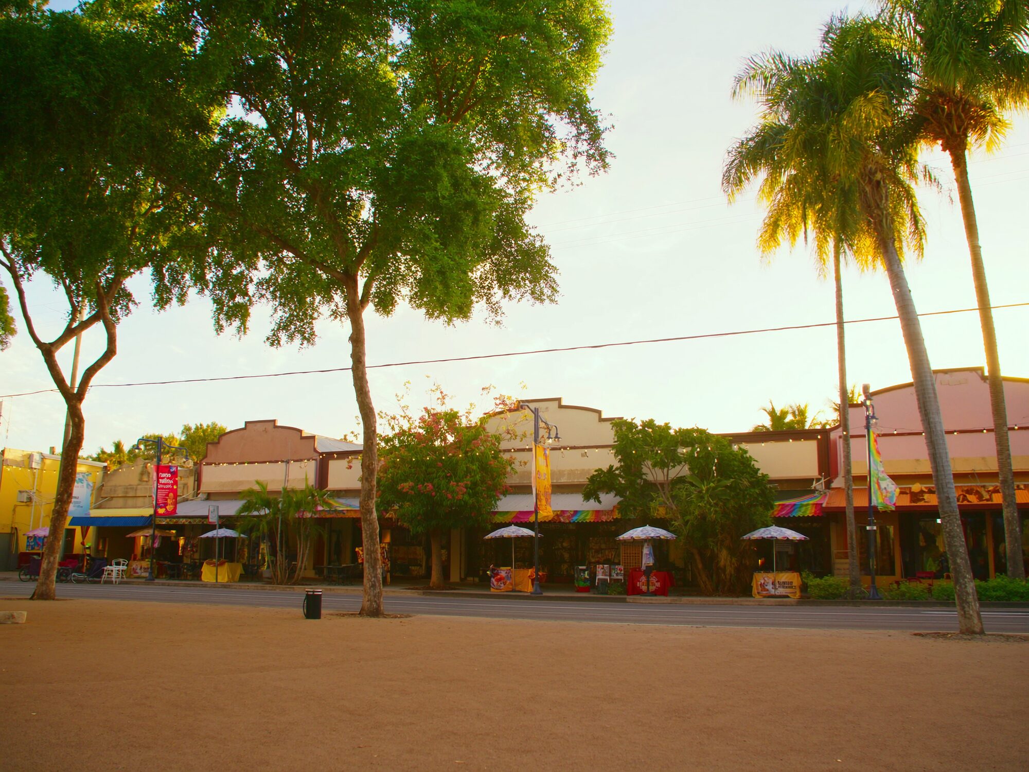 Leafy Fannie Bay street near the sailing club